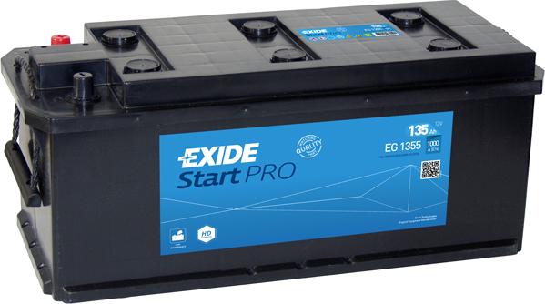 Exide EG1355 - Starter Battery autospares.lv