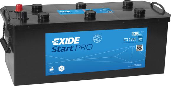 Exide EG1353 - Starter Battery autospares.lv