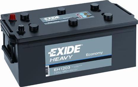 Exide EH1203 - Starter Battery autospares.lv
