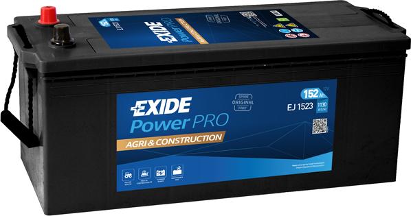 Exide EJ1523 - Starter Battery autospares.lv