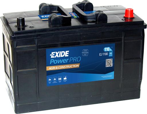 Exide EJ1100 - Starter Battery autospares.lv