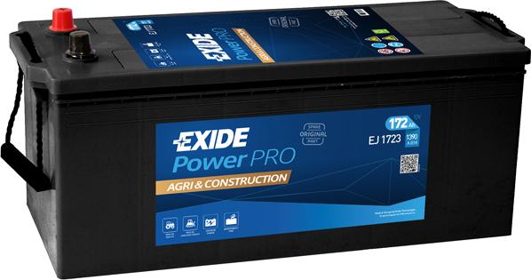 Exide EJ1723 - Starter Battery autospares.lv