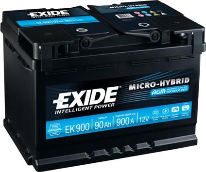 Exide EK900 - Starter Battery autospares.lv