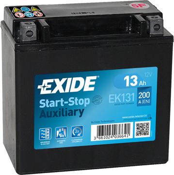 Exide EK131 - Starter Battery autospares.lv