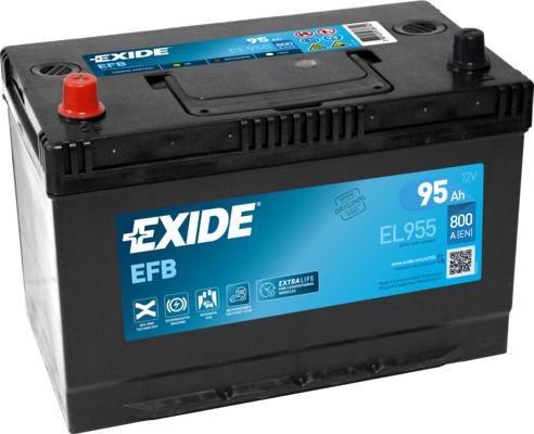 Exide EL955 - Starter Battery autospares.lv