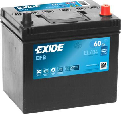 Exide EL604 - Starter Battery autospares.lv