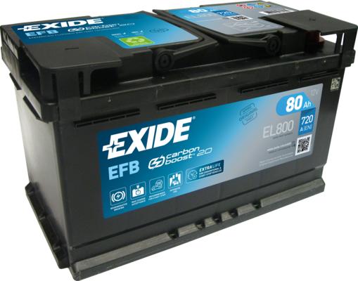 Exide EL800 - Starter Battery autospares.lv