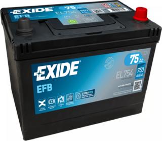 Exide EL754 - Starter Battery autospares.lv
