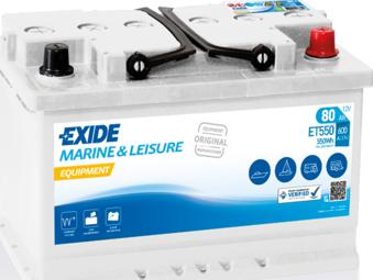 Exide ET550 - Starter Battery autospares.lv