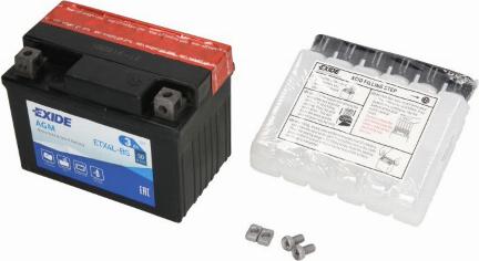 Exide YTX4LBS - Starter Battery autospares.lv