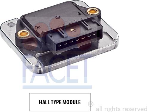 FACET 9.4007 - Switch Unit, ignition system autospares.lv