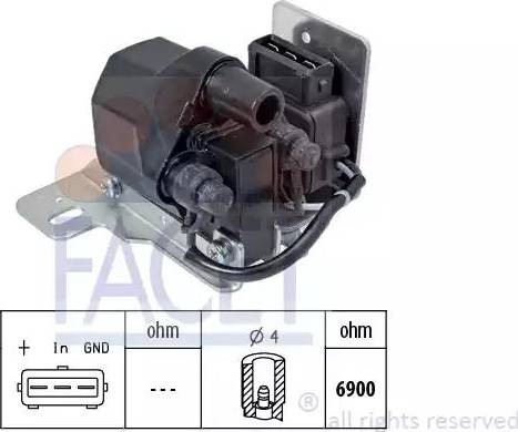 FACET 9.8017 - Ignition Coil autospares.lv