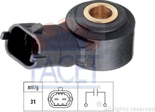 FACET 9.3009 - Knock Sensor autospares.lv