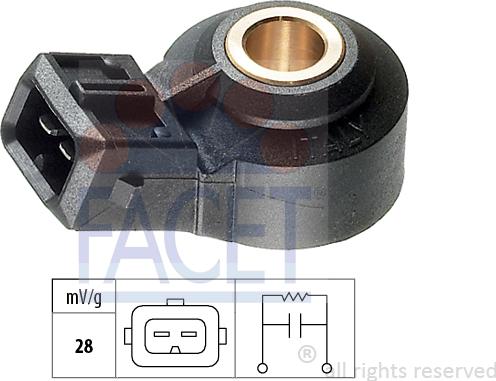 FACET 9.3001 - Knock Sensor autospares.lv