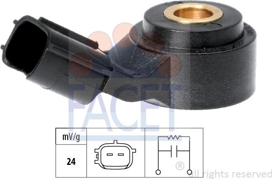 FACET 9.3018 - Knock Sensor autospares.lv