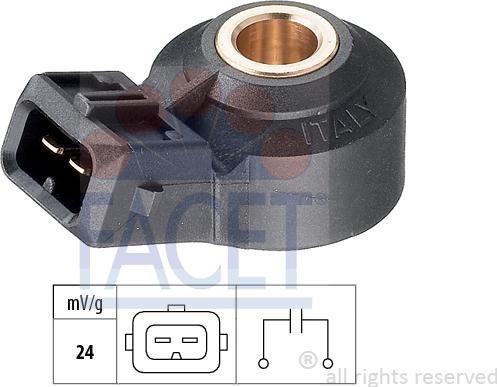 FACET 9.3148 - Knock Sensor autospares.lv