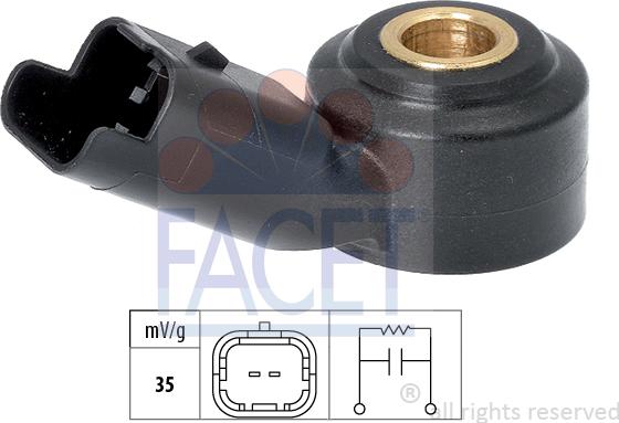 FACET 9.3165 - Knock Sensor autospares.lv