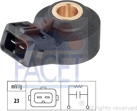 FACET 9.3135 - Knock Sensor autospares.lv