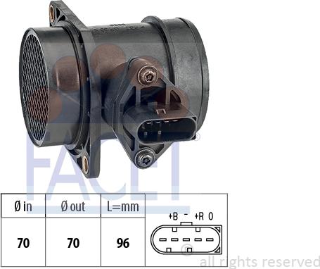 FACET 10.1439 - Air Mass Sensor autospares.lv