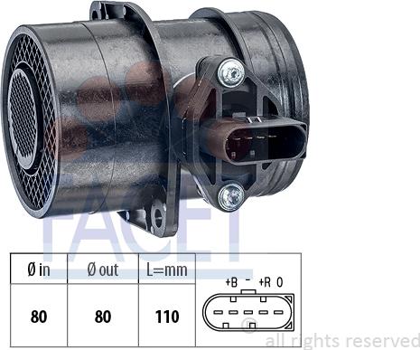 FACET 10.1191 - Air Mass Sensor autospares.lv