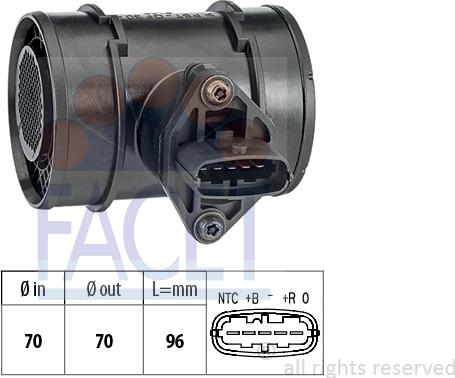 FACET 10.1315 - Air Mass Sensor autospares.lv