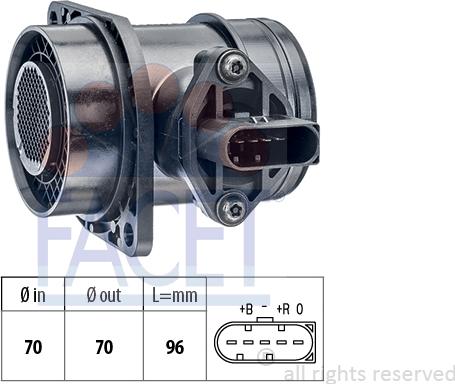 FACET 10.1325 - Air Mass Sensor autospares.lv