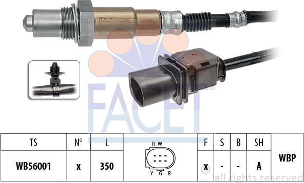 FACET 10.8494 - Lambda Sensor autospares.lv