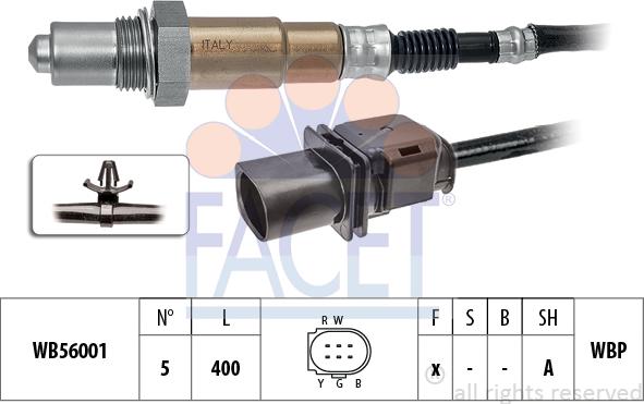 FACET 108401 - Lambda Sensor autospares.lv