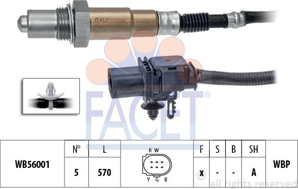 FACET 108438 - Lambda Sensor autospares.lv