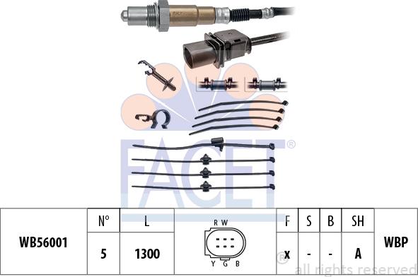 FACET 10.8432 - Lambda Sensor autospares.lv