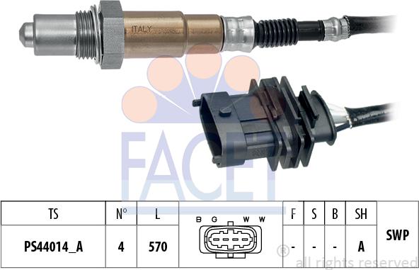 FACET 10.8546 - Lambda Sensor autospares.lv