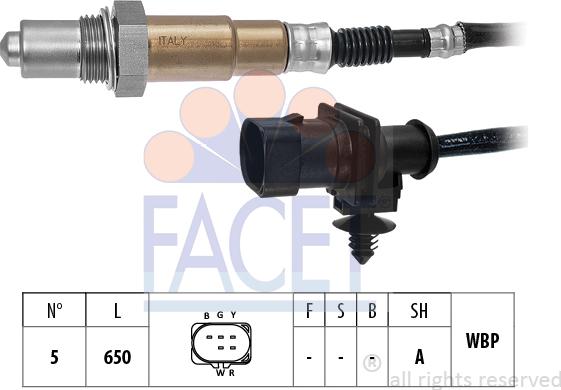 FACET 10.8542 - Lambda Sensor autospares.lv