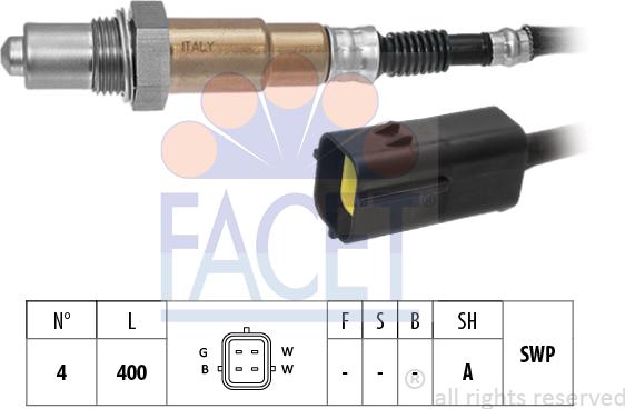 FACET 10.8559 - Lambda Sensor autospares.lv