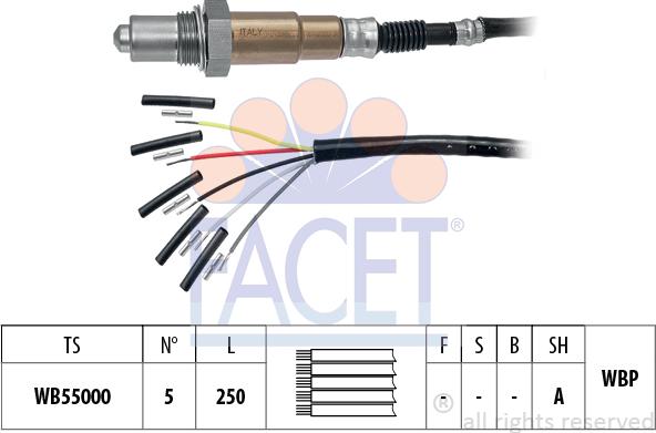 FACET 10.8560 - Lambda Sensor autospares.lv