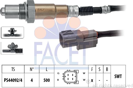 FACET 10.8515 - Lambda Sensor autospares.lv