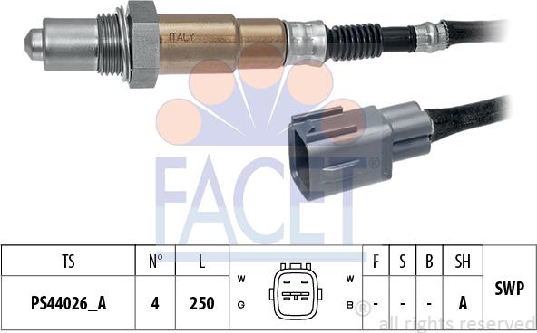 FACET 10.8529 - Lambda Sensor autospares.lv