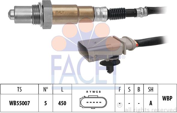 FACET 10.8577 - Lambda Sensor autospares.lv