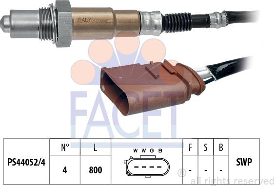 FACET 10.8055 - Lambda Sensor autospares.lv