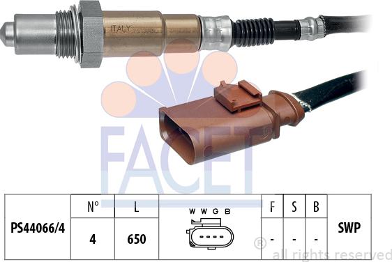 FACET 10.8057 - Lambda Sensor autospares.lv