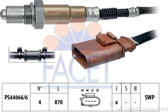 FACET 10.8189 - Lambda Sensor autospares.lv