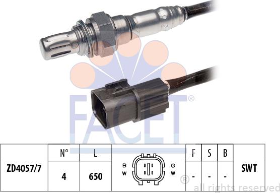 FACET 10.8188 - Lambda Sensor autospares.lv