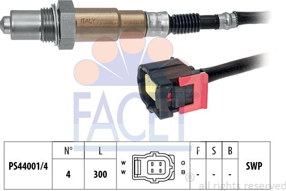 FACET 10.8175 - Lambda Sensor autospares.lv