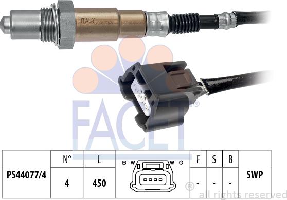 FACET 10.8178 - Lambda Sensor autospares.lv