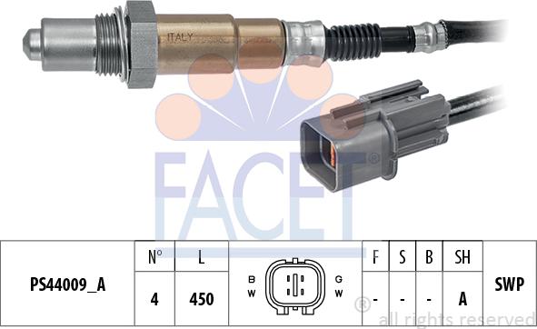 FACET 10.8359 - Lambda Sensor autospares.lv