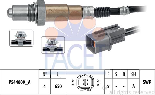 FACET 10.8369 - Lambda Sensor autospares.lv