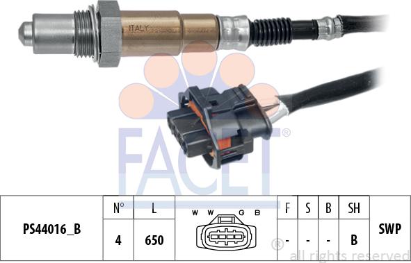 FACET 10.8385 - Lambda Sensor autospares.lv