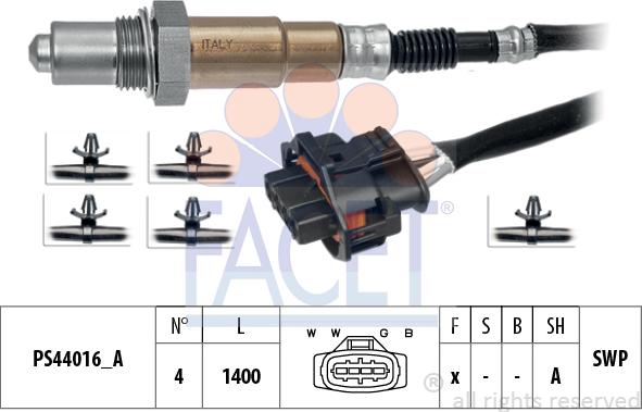 FACET 10.8370 - Lambda Sensor autospares.lv