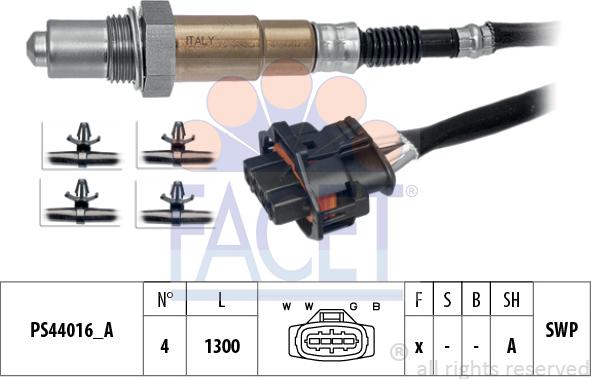 FACET 10.8371 - Lambda Sensor autospares.lv