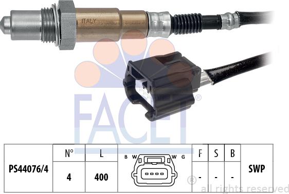 FACET 10.8226 - Lambda Sensor autospares.lv