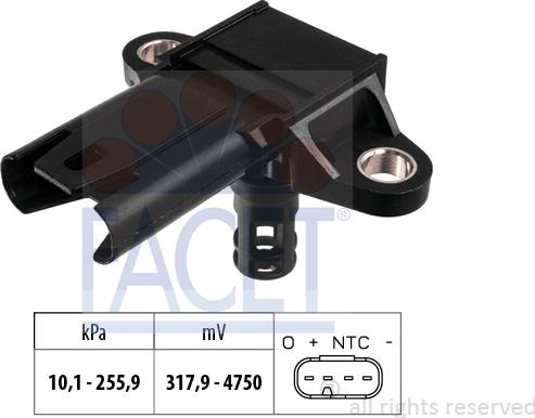 FACET 10.3161 - Air Pressure Sensor, height adaptation autospares.lv